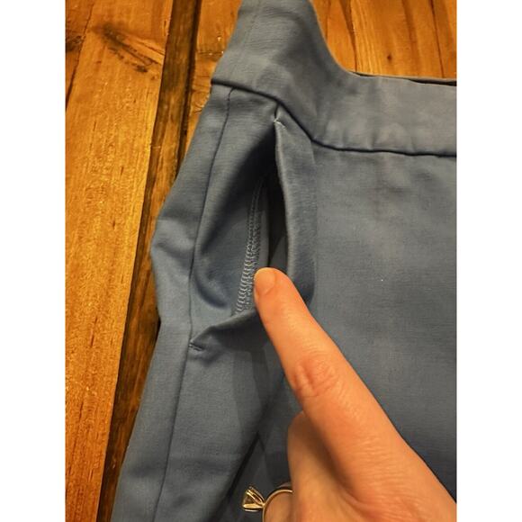 Boden Pants Women’s Size 2 Blue Solid Pockets Career Coastal Slacks Trousers - Picture 5 of 15